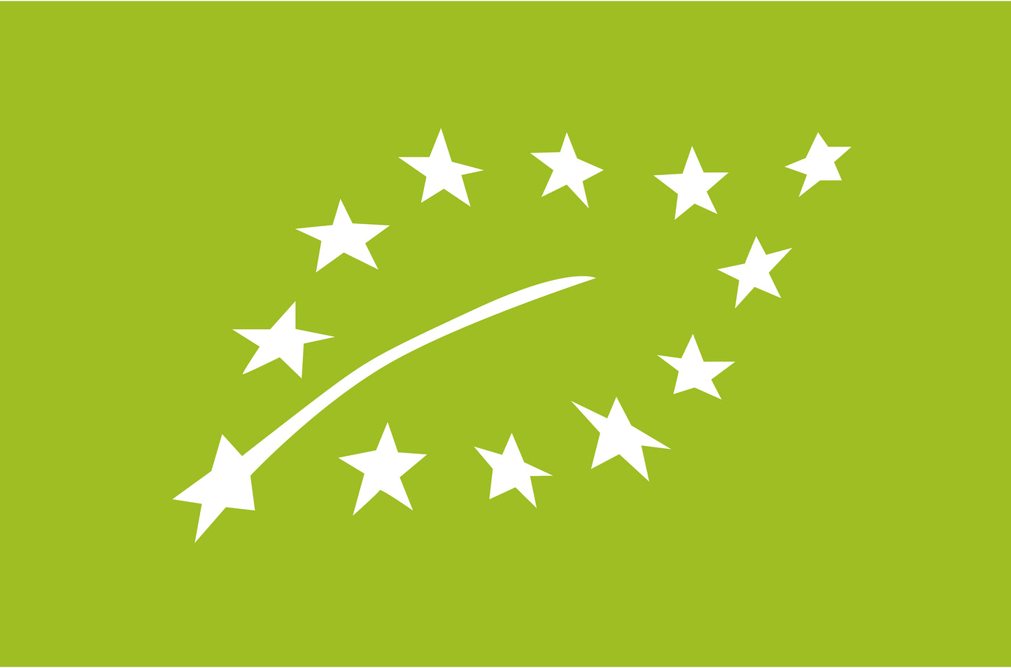1000 autocollants EU Bio Seal autocollants en différentes tailles F-BIO-EU