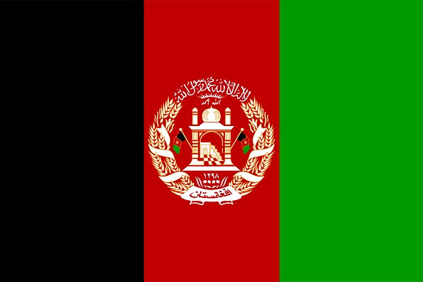Autocollant du drapeau de l'Afghanistan 5-60 cm Résistant aux intempéries F-FL-AFG
