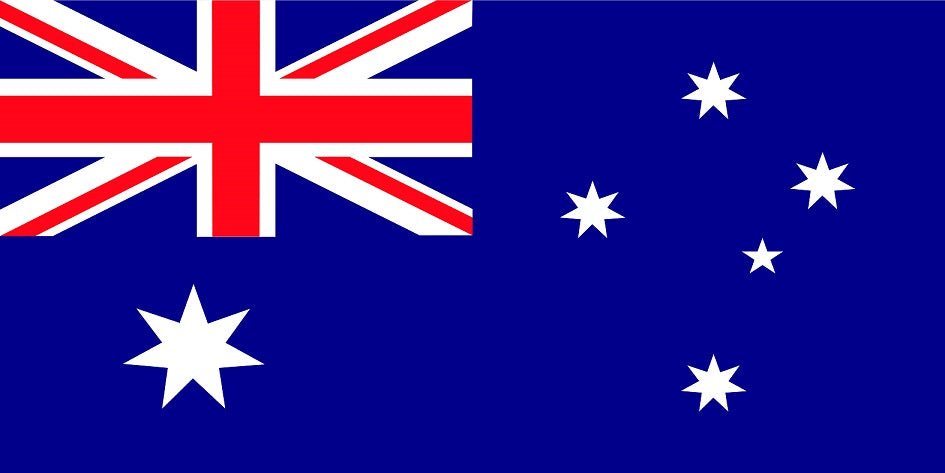 Autocollant drapeau de l'Australie 5-60cm Résistant aux intempéries F-FL-AUS