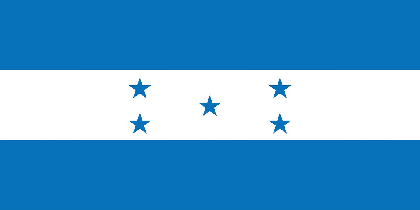 Autocollant drapeau du Honduras 5-60cm Résistant aux intempéries F-FL-HON