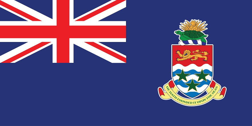 Autocollant drapeau des Îles Caïmans 5-60cm Résistant aux intempéries F-FL-KAI