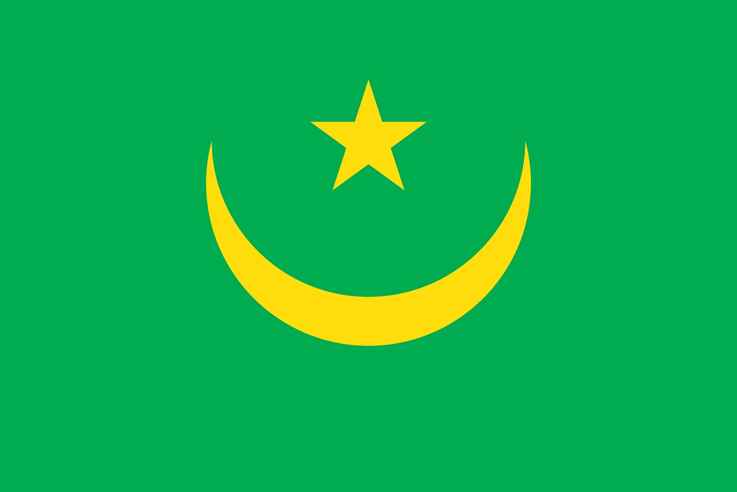 Autocollant drapeau de la Mauritanie 5-60 cm Résistant aux intempéries F-FL-MAU