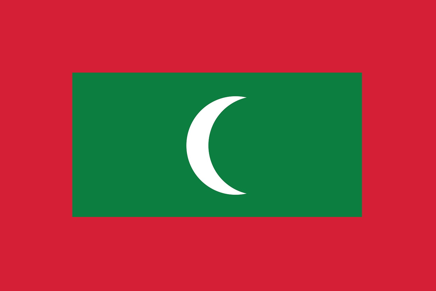 Autocollant drapeau des Maldives 5-60 cm Résistant aux intempéries F-FL-MLD