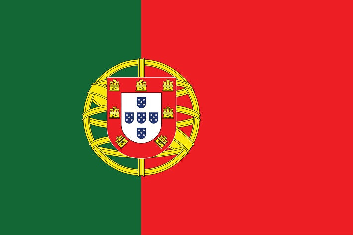 Autocollant drapeau du Portugal 5-60 cm Résistant aux intempéries F-FL-POR