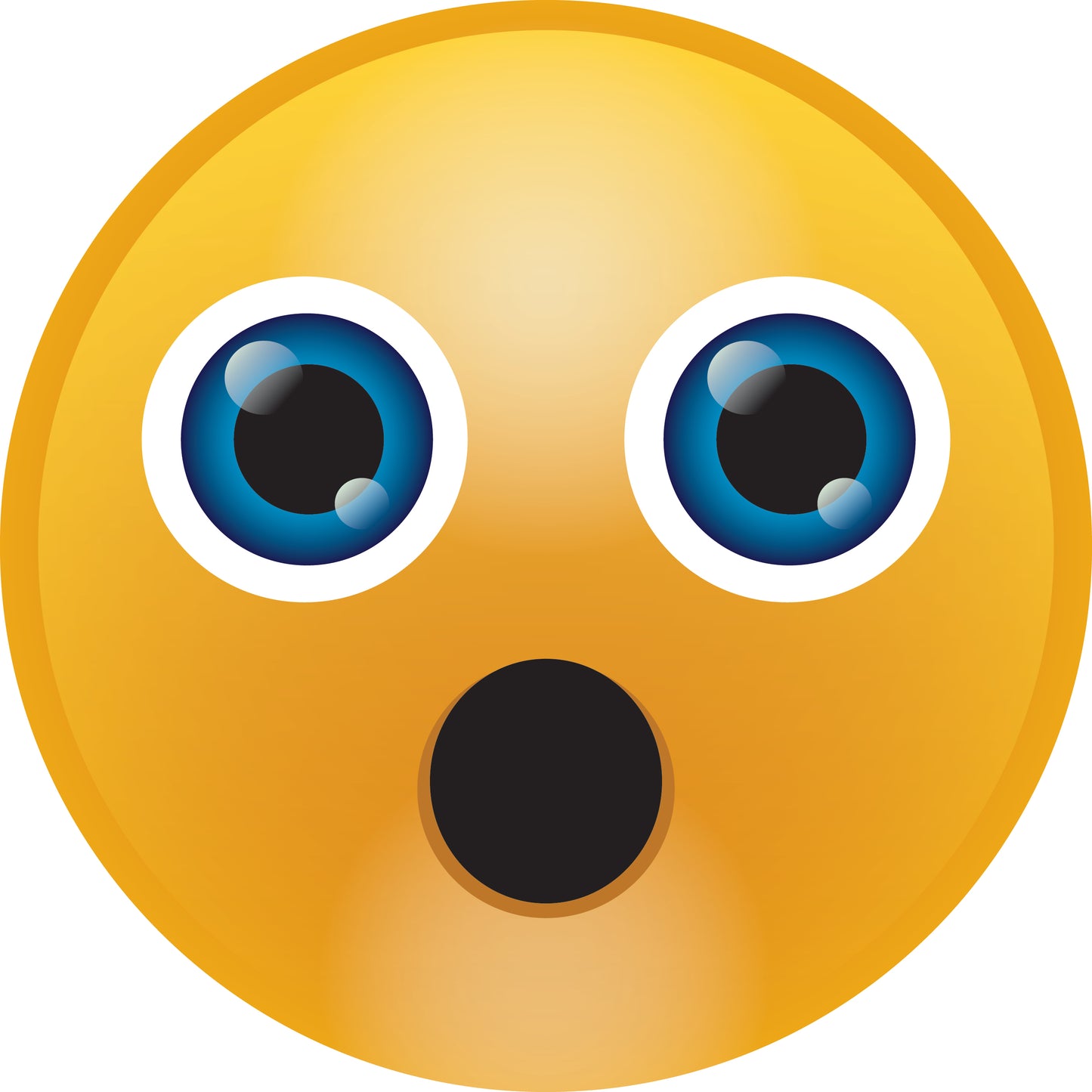 Autocollant smiley taille 2 - 60 cm F-SMI-10000