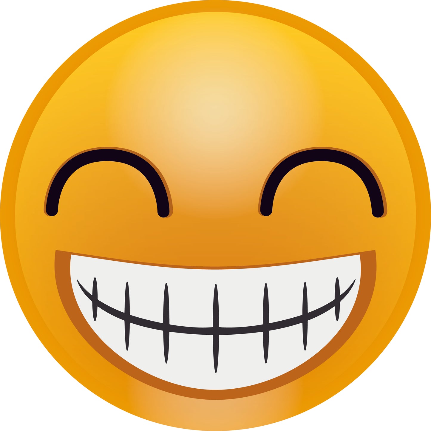 Autocollant smiley taille 2 - 60 cm F-SMI-10080