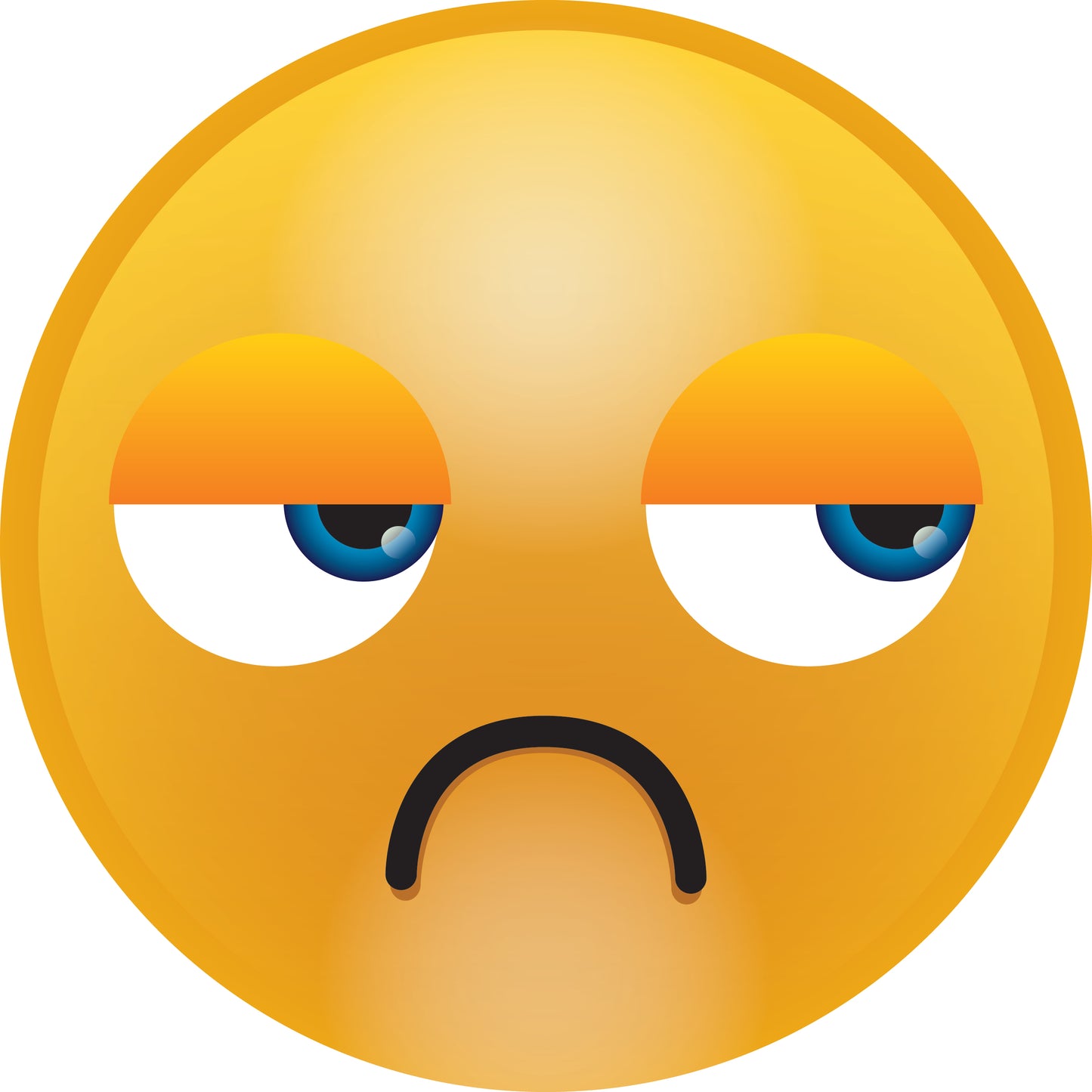 Autocollant smiley taille 2 - 60 cm F-SMI-10100