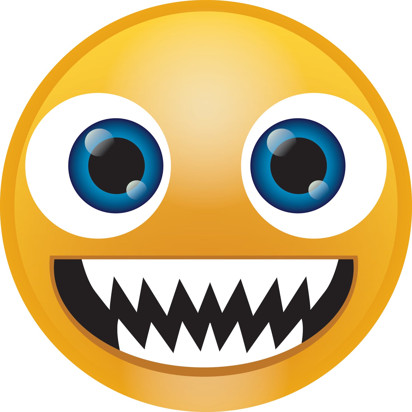 Autocollant smiley taille 2 - 60 cm F-SMI-10200