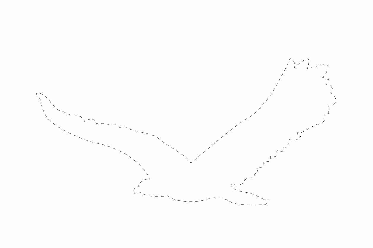 Autocollant de protection contre les oiseaux 10-50 cm ES-VOG-80-0, couleur blanche, en plastique résistant aux intempéries.