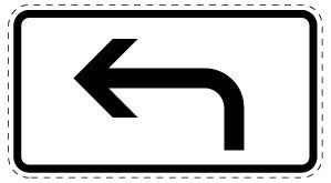 1 pièce de panneau de signalisation 20-70 cm F-Verk-1000-11