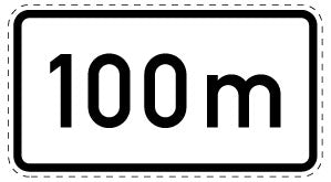 1 pièce de panneau de signalisation 20-70 cm F-Verk-1004-30