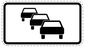 1 pièce de panneau de signalisation 20-70 cm F-Verk-1006-38