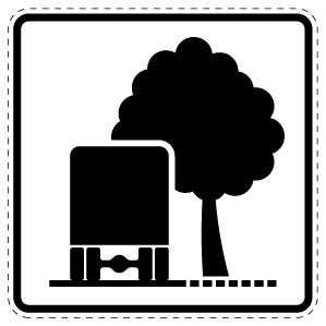 1 pièce de panneau de signalisation 2-15 cm F-Verk-1006-39