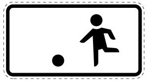 1 pièce de panneau de signalisation 2-15 cm F-Verk-1010-10