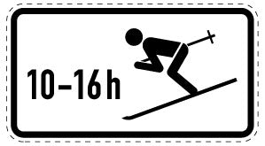 1 pièce de panneau de signalisation 2-15 cm F-Verk-1040-10