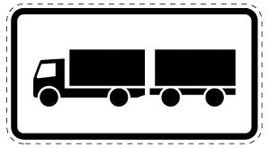 1 pièce de panneau de signalisation 2-15 cm F-Verk-1048-13