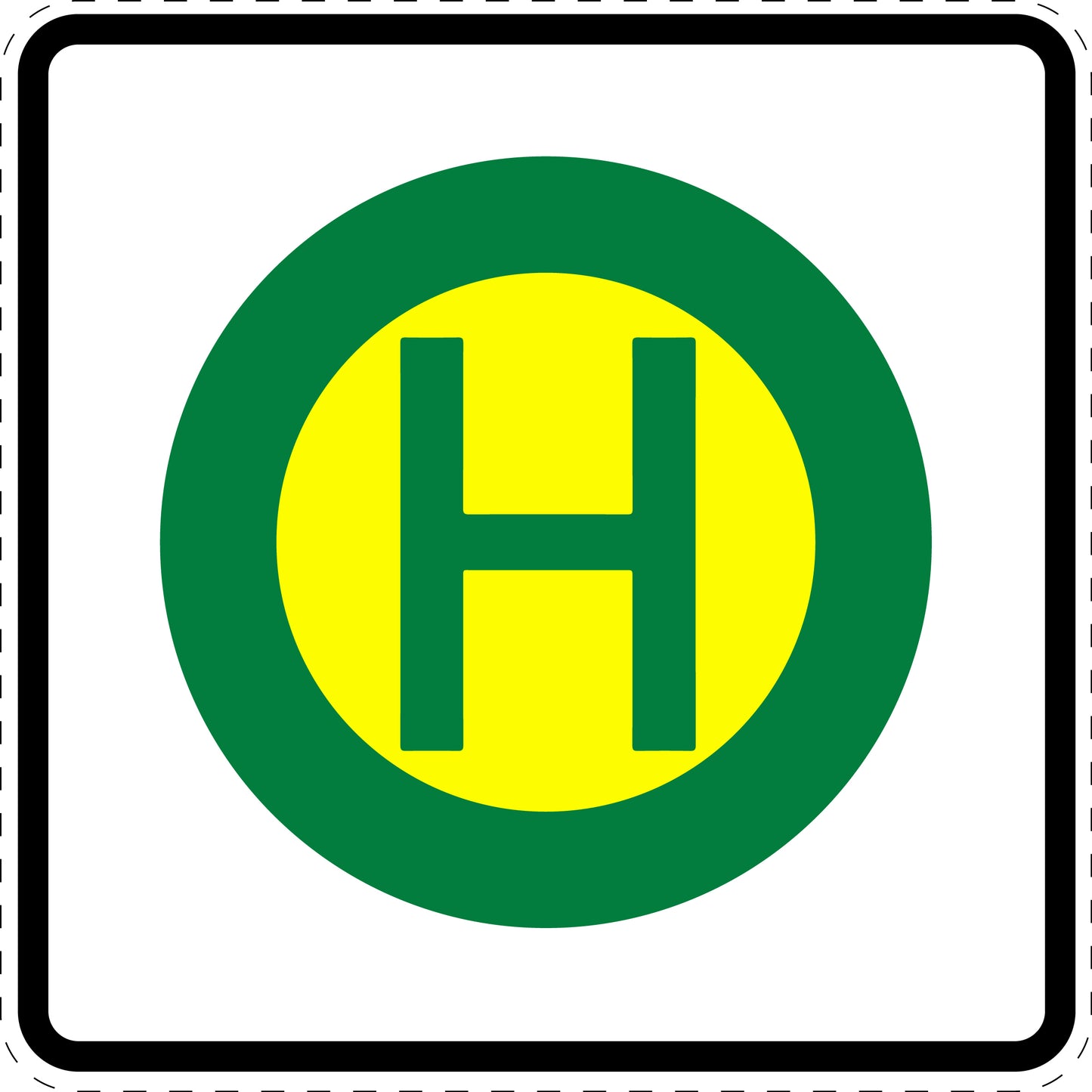 1 pièce panneau de signalisation "Arrêt de bus pour bus réguliers et scolaires" 20-70 cm - F-Verk-224-51