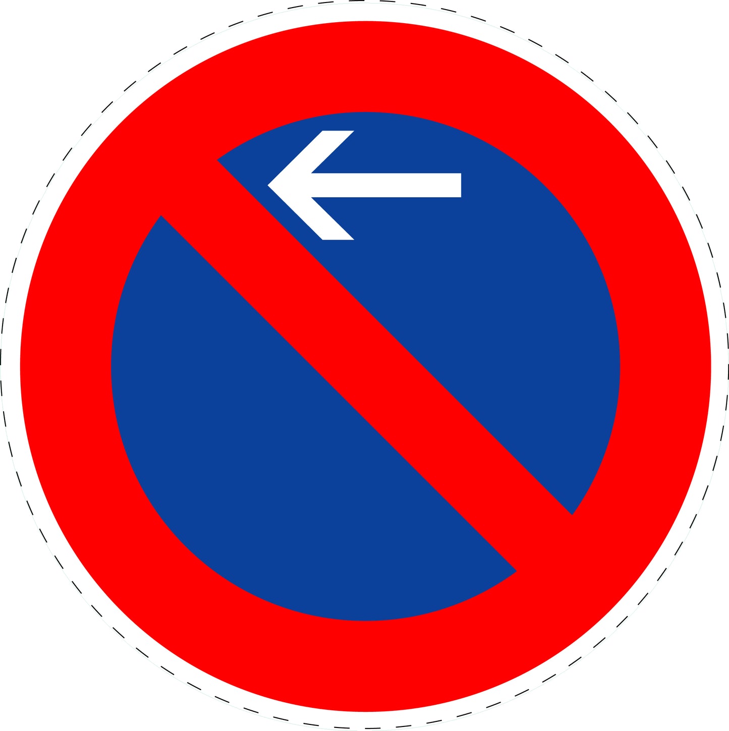 1 pièce de panneau de signalisation "Stationnement interdit" 20–70 cm F-Verk-286-10