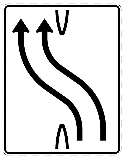 1 pièce de panneau de signalisation 2-15 cm F-Verk-501-11