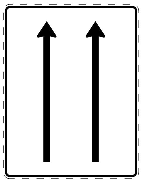 1 pièce de panneau de signalisation 2-15 cm F-Verk-521-30