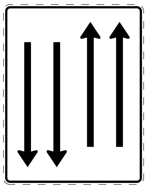 1 pièce de panneau de signalisation 2-15 cm F-Verk-522-33