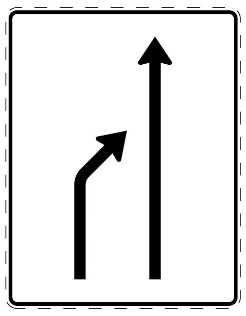 1 pièce de panneau de signalisation 2-15 cm F-Verk-531-20