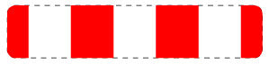 1 pièce de panneau de signalisation 2-15 cm F-Verk-600-33