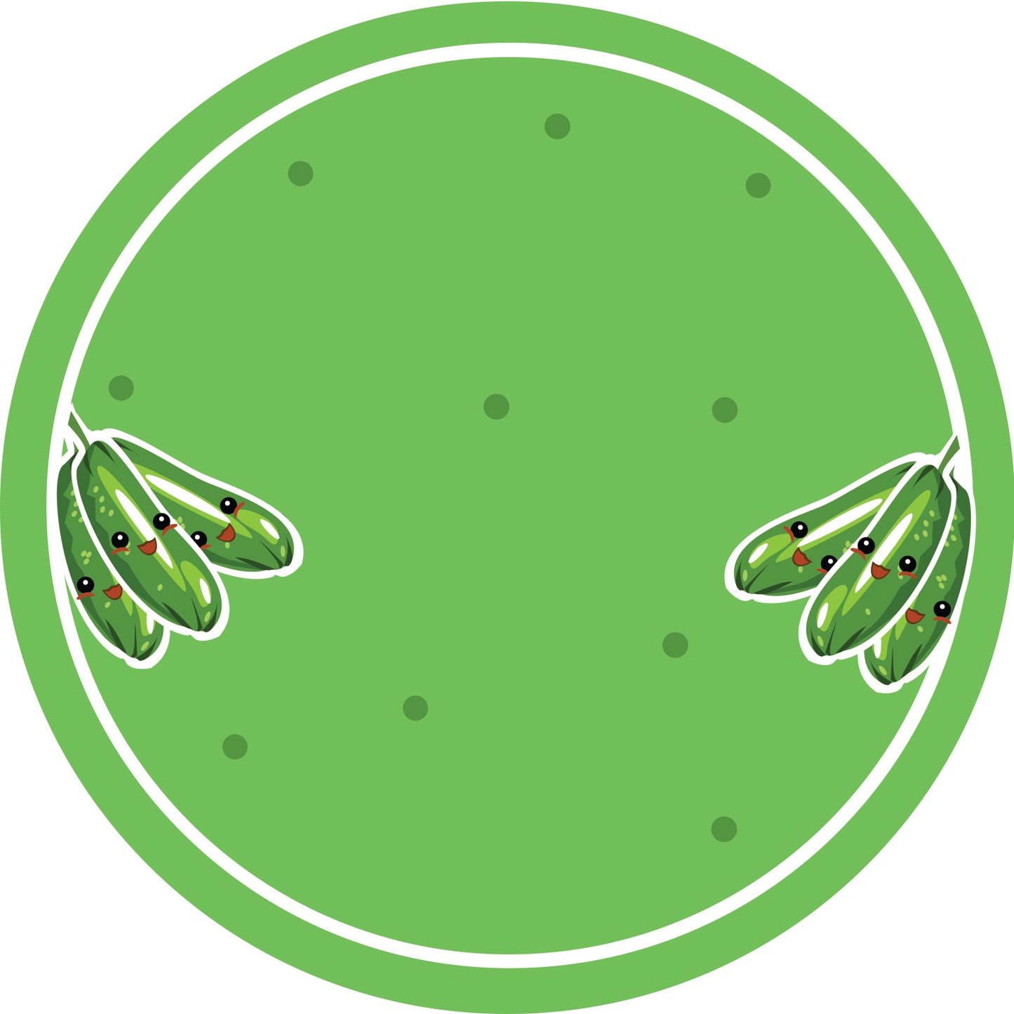 Autocollants pour confiture, étiquettes de conservation, étiquettes ménagères, étiquettes rondes avec finition mate LHMAR17380-Arbre à Concombre