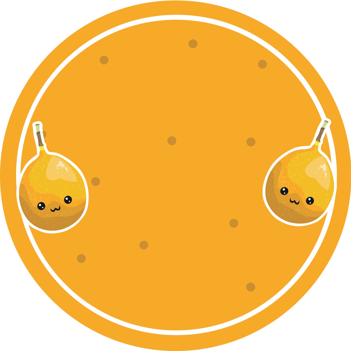 Autocollants de confiture, étiquettes de conservation, étiquettes ménagères, étiquettes rondes avec finition mate LHMAR17500-Fruit de la Passion