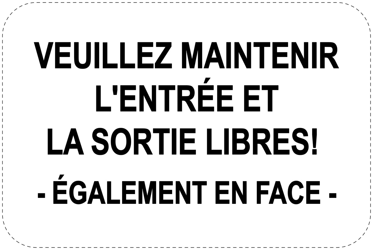 Panneaux d'interdiction de stationnement (stationnement interdit) noir comme autocollant F-PARKEN-10700-V-88