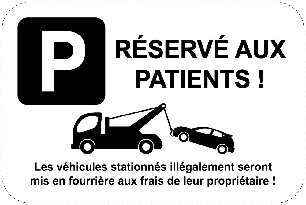 Panneaux d'interdiction de stationnement (stationnement interdit) noir comme autocollant F-PARKEN-13600-V-88