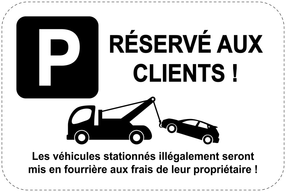Panneaux d'interdiction de stationnement (stationnement interdit) noir comme autocollant F-PARKEN-14100-V-88
