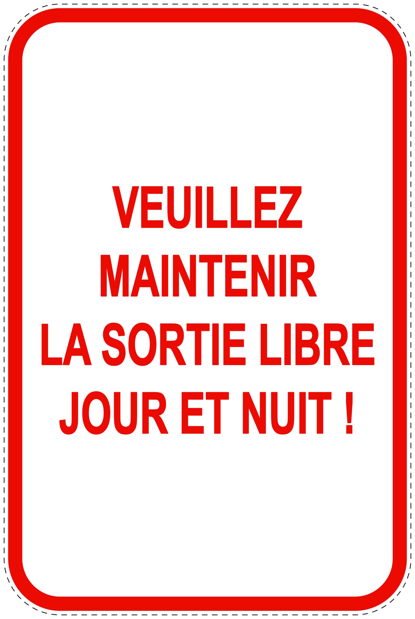 Panneaux d'interdiction de stationnement (stationnement interdit) rouge comme autocollant F-PARKEN-21100-H-14
