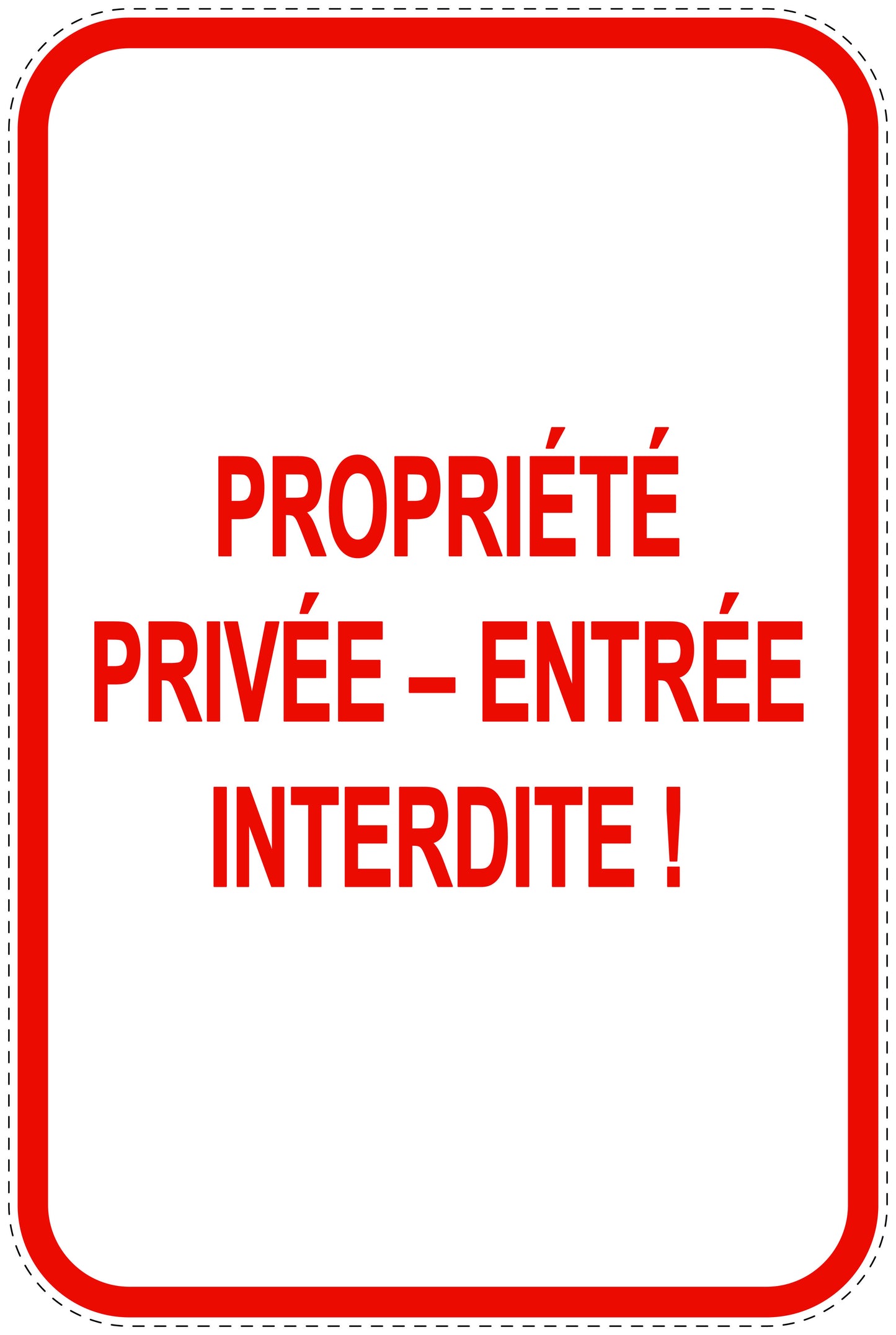 Panneaux d'interdiction de stationnement (stationnement interdit) rouge comme autocollant F-PARKEN-21200-H-14