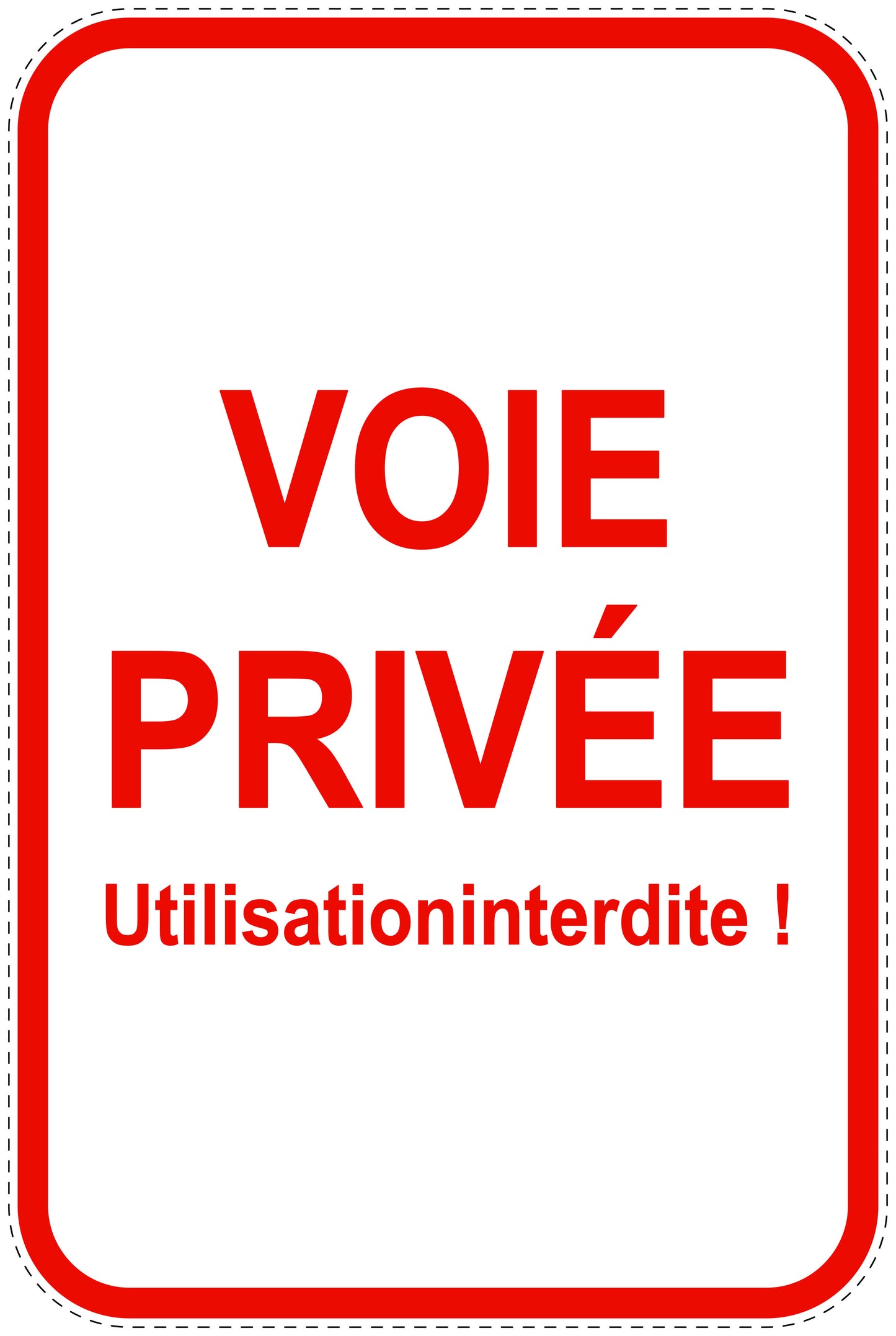 Panneaux d'interdiction de stationnement (stationnement interdit) rouge comme autocollant F-PARKEN-21900-H-14