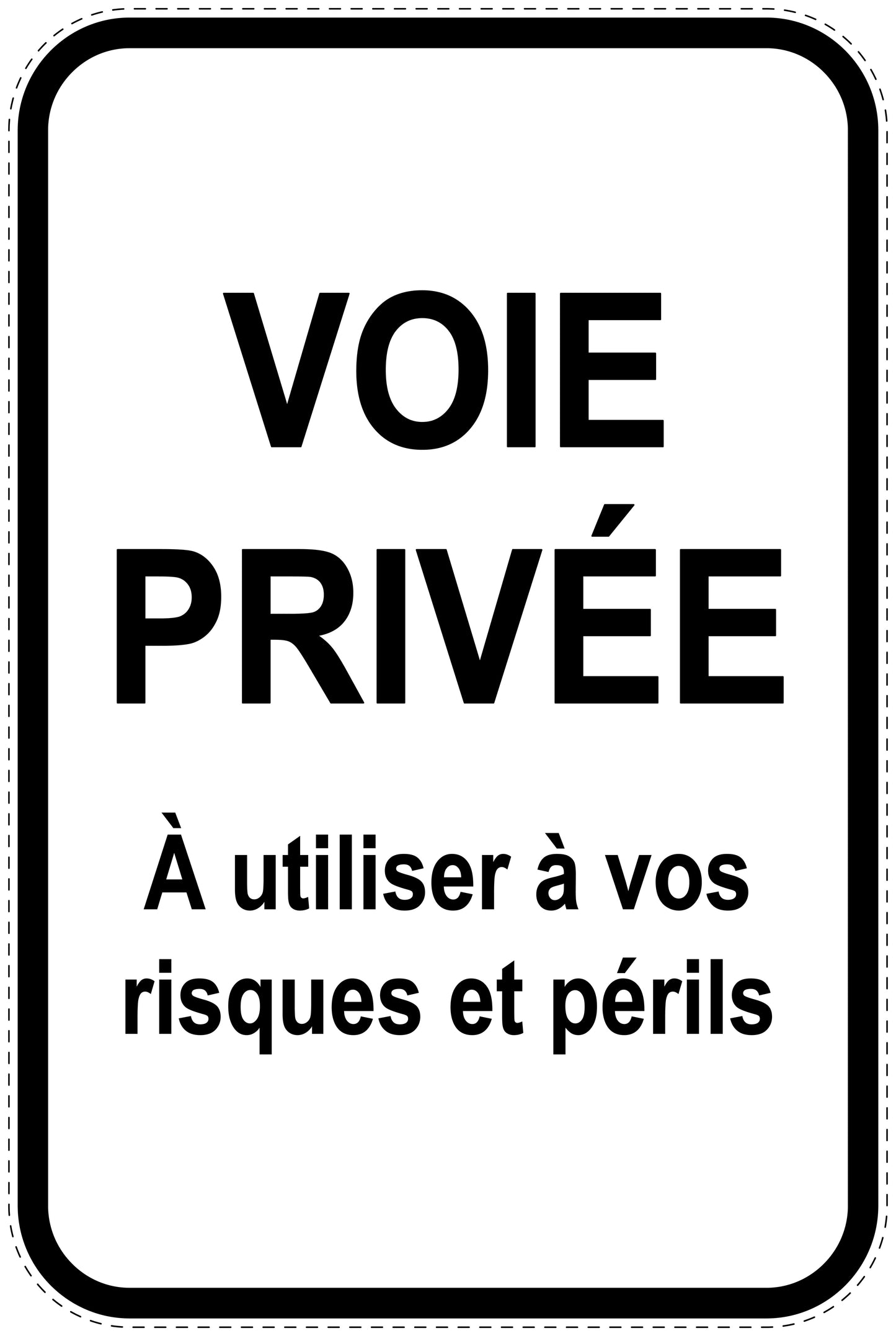Panneaux d'interdiction de stationnement (stationnement interdit) blancs comme autocollant F-PARKEN-22000-H-0