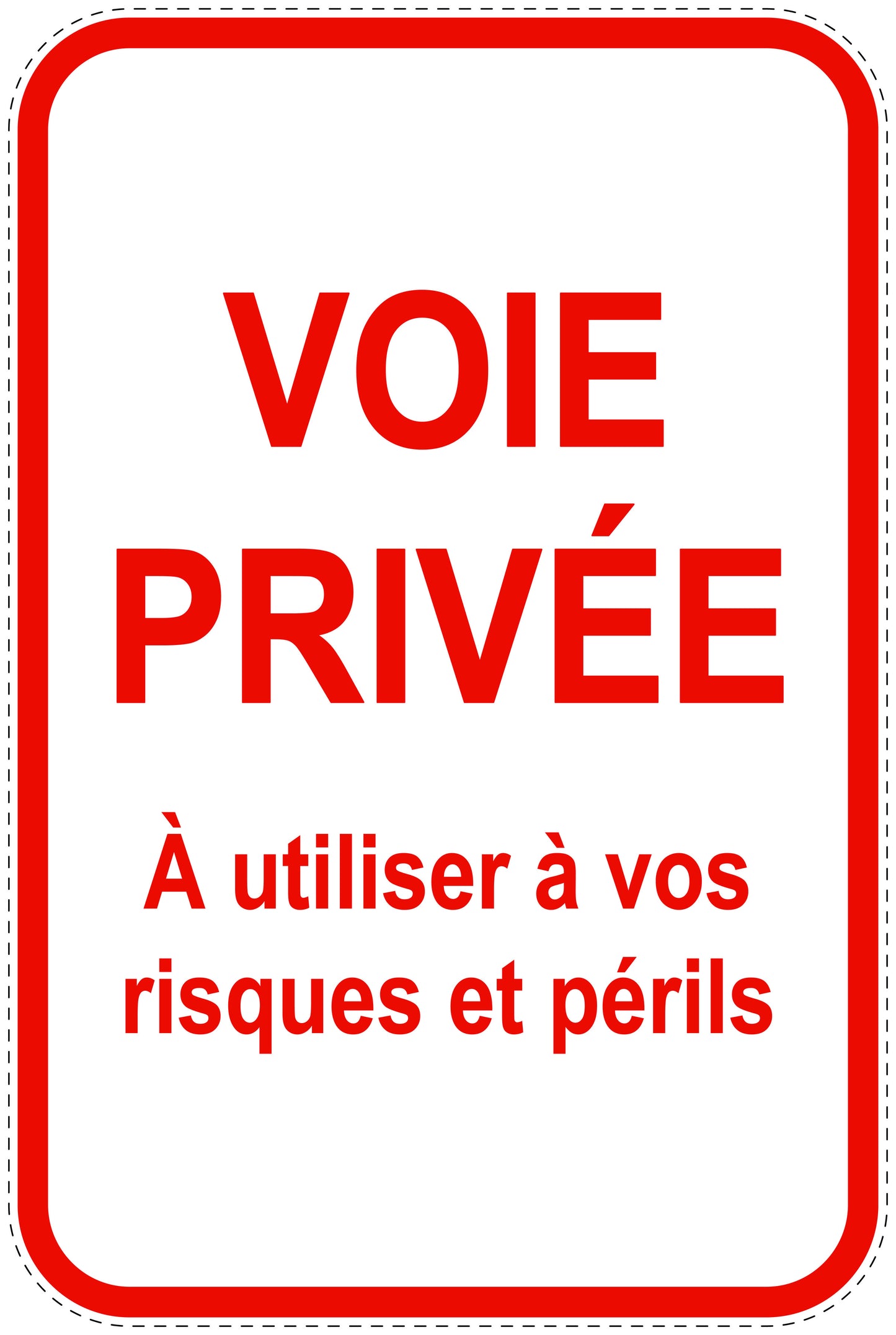 Panneaux d'interdiction de stationnement (stationnement interdit) rouge comme autocollant F-PARKEN-22000-H-14