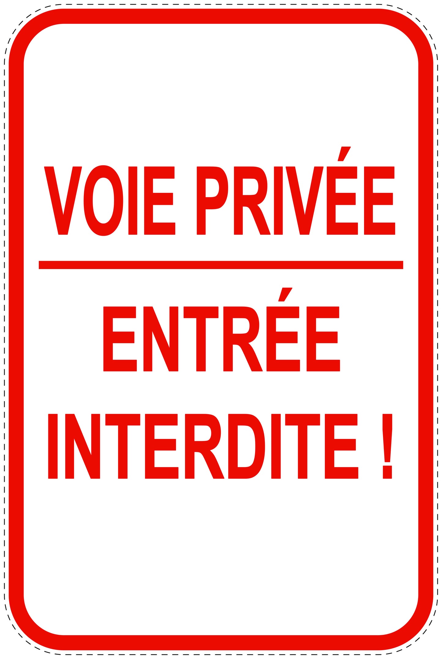 Panneaux d'interdiction de stationnement (stationnement interdit) rouge comme autocollant F-PARKEN-22300-H-14