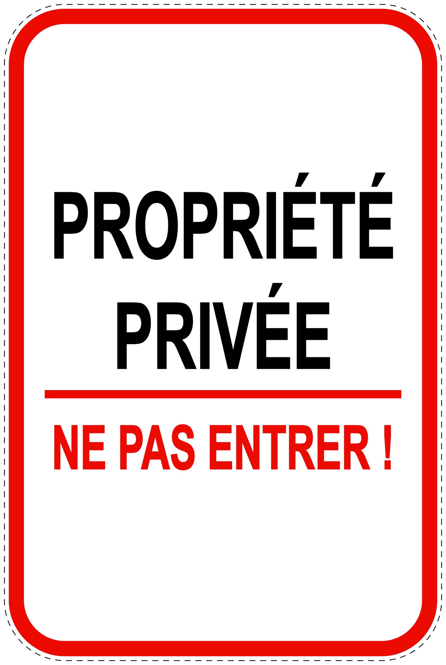 Panneaux d'interdiction de stationnement (stationnement interdit) rouge comme autocollant F-PARKEN-22400-H-14