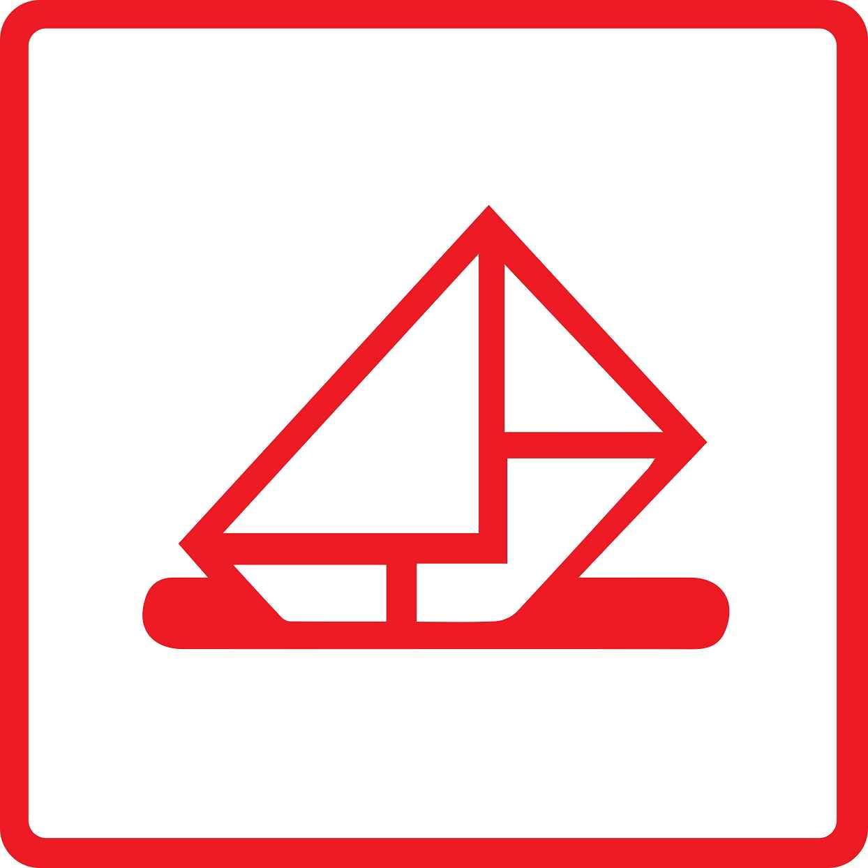 Pictogrammes de signalisation de bâtiment "Enveloppe" 5-30 cm ES-PIKTO3800-14