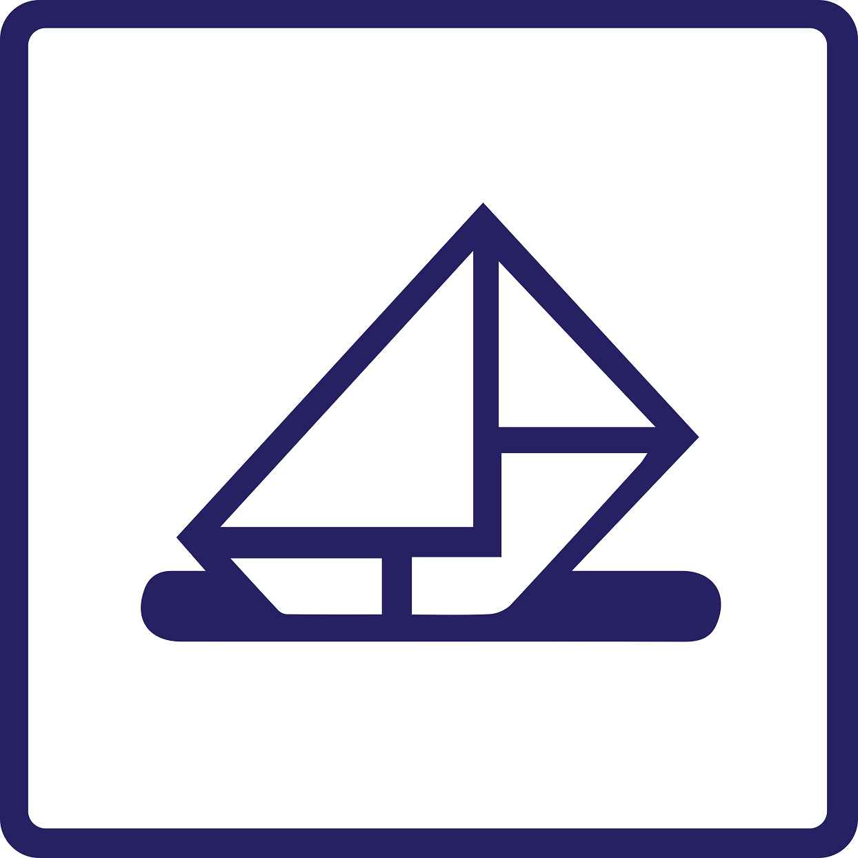 Pictogrammes de signalisation de bâtiment "Enveloppe" 5-30 cm ES-PIKTO3800-44