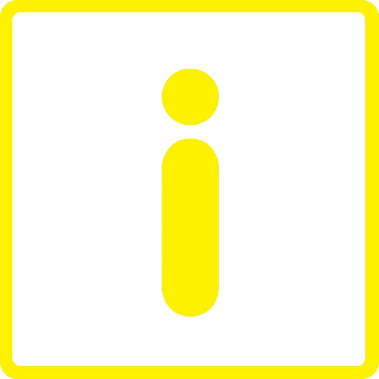 Pictogrammes de signalisation de bâtiment "Symbole d'information" 5-30 cm ES-PIKTO4000-3