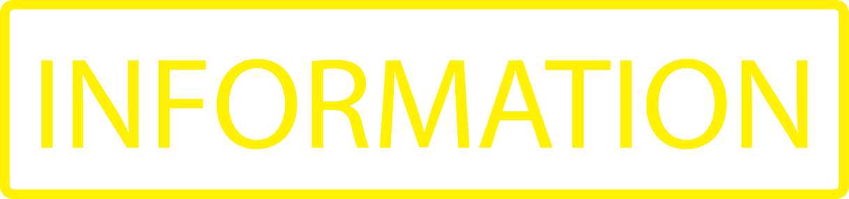 Pictogrammes de signalisation de bâtiment "Information" 5-30 cm ES-PIKTO4010-3