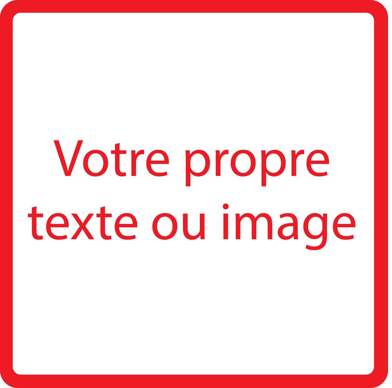 Pictogrammes de signalisation de bâtiment "Votre propre texte ou image" 5-30 cm ES-PIKTO4300-14