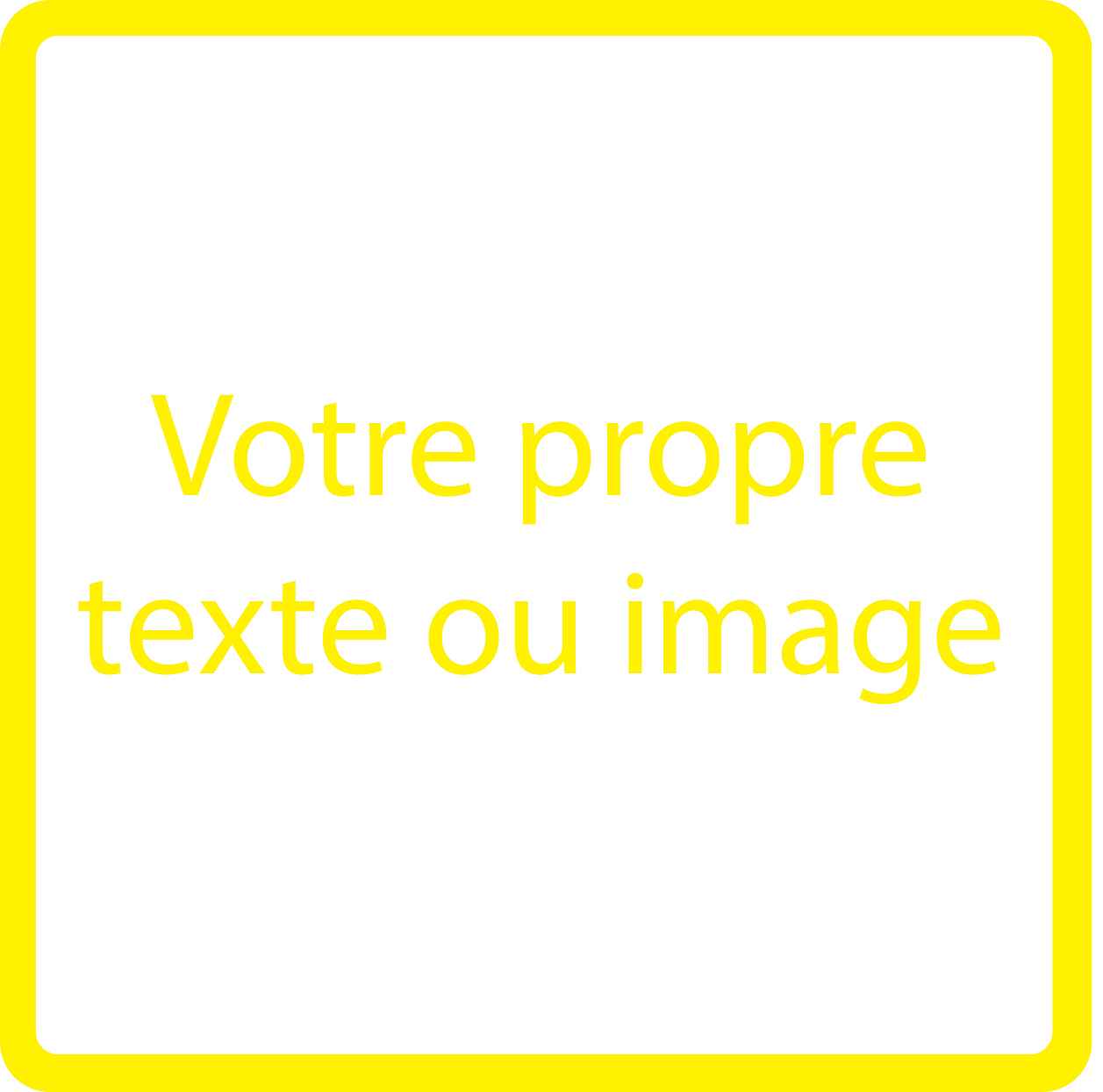 Pictogrammes de signalisation de bâtiment "Votre propre texte ou image" 5-30 cm ES-PIKTO4300-3