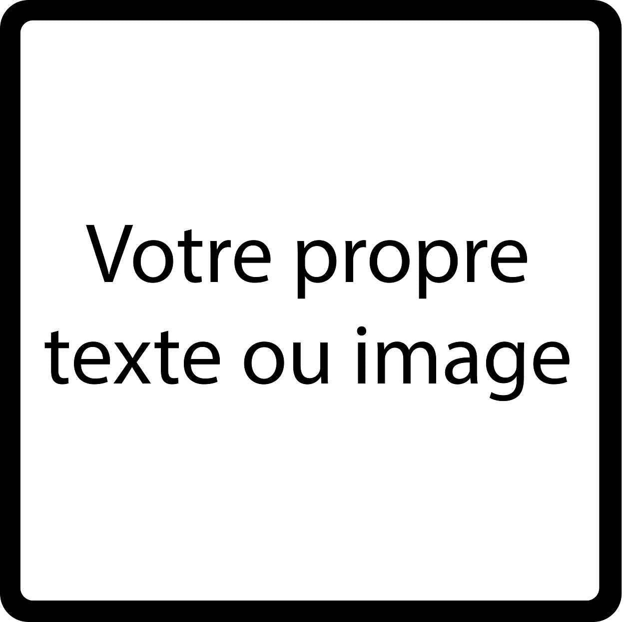 Pictogrammes de signalisation de bâtiment "Votre propre texte ou image" 5-30 cm ES-PIKTO4300-88