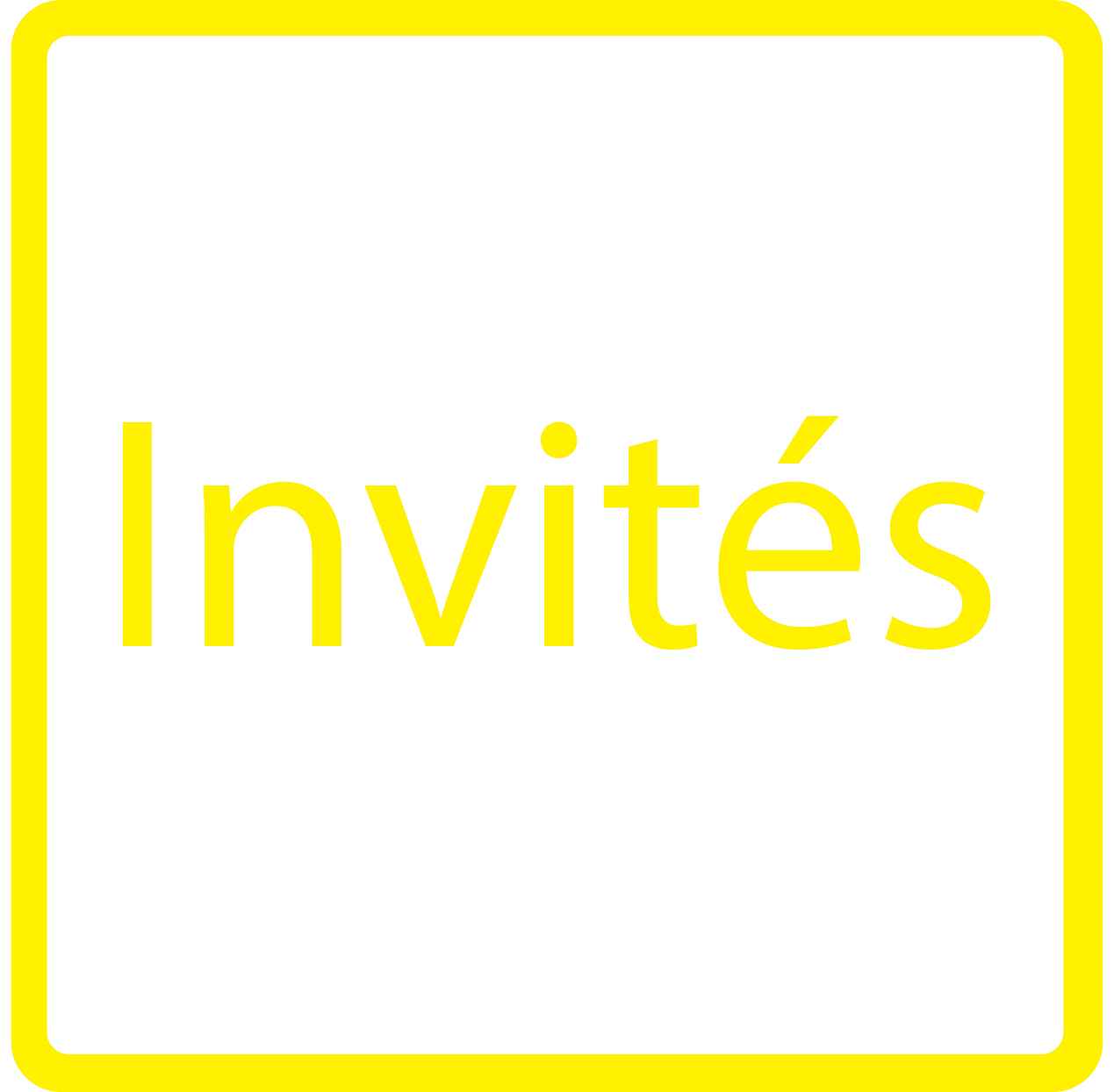 Pictogrammes de signalisation de bâtiment "Invités" 5-30 cm ES-PIKTO4310-3
