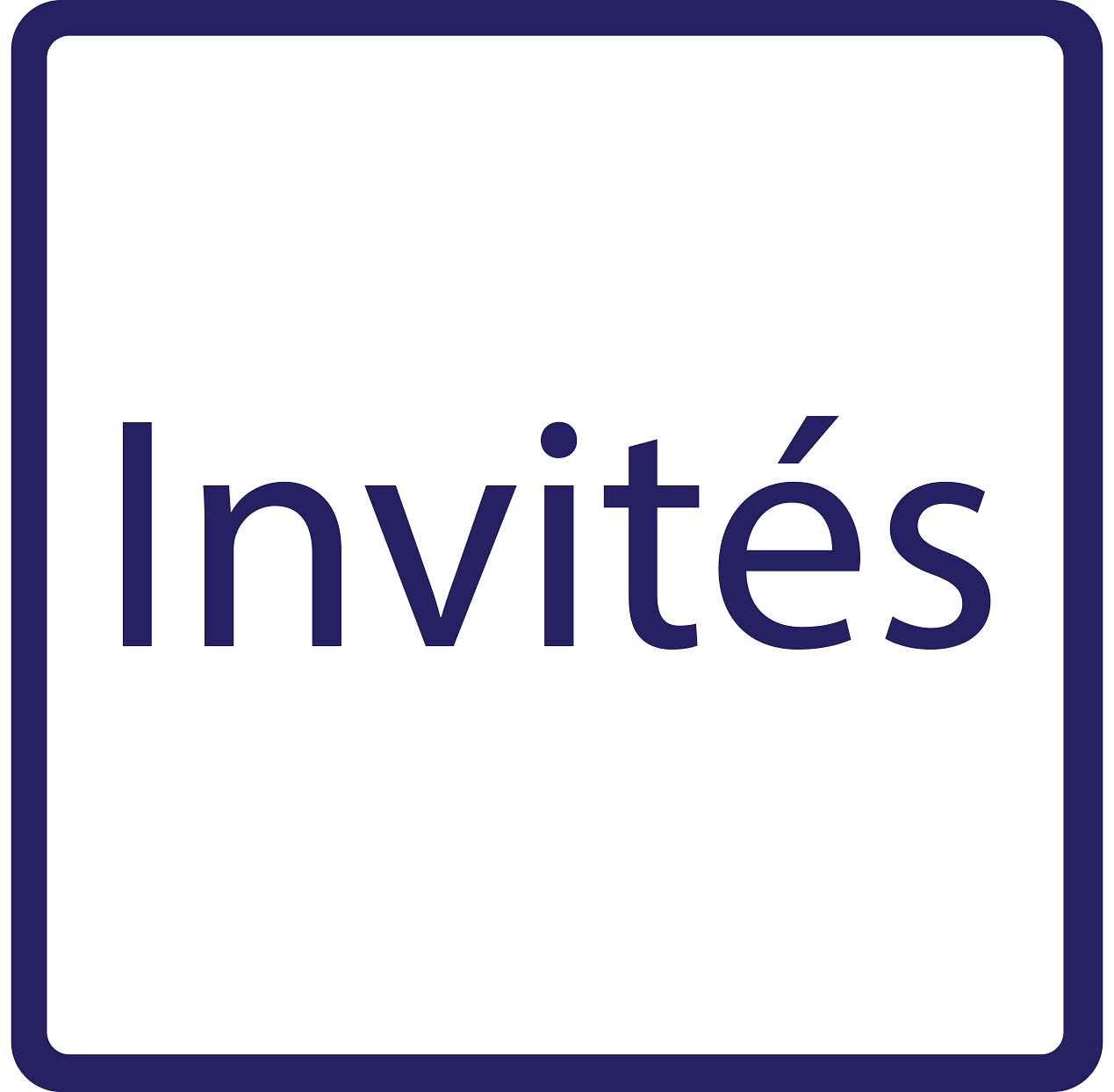 Pictogrammes de signalisation de bâtiment "Invités" 5-30 cm ES-PIKTO4310-44