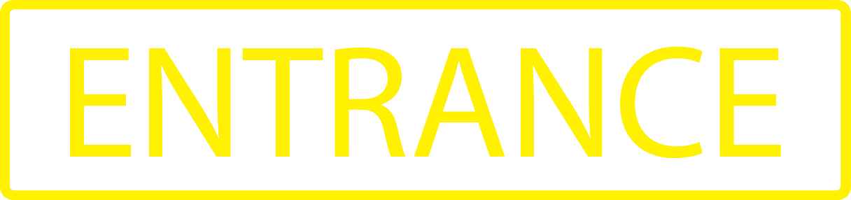 Pictogrammes de signalisation de bâtiment "Entrance" 5-30 cm ES-PIKTO4350-3