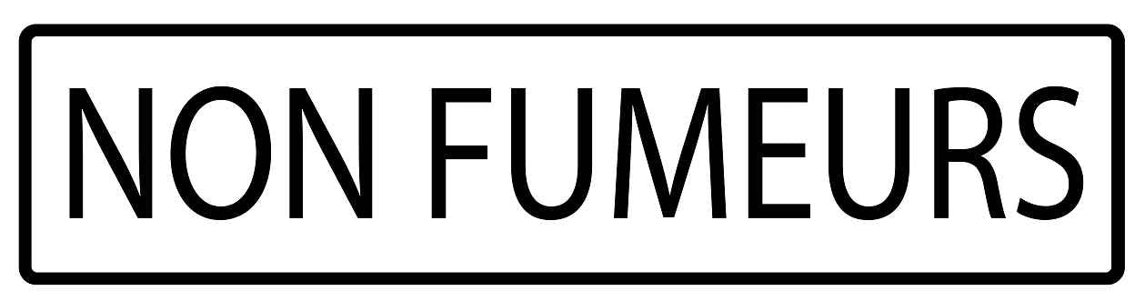 Pictogrammes de signalisation de bâtiment "Non fumeurs" 5-30 cm ES-PIKTO4430-88